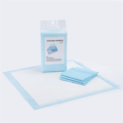 China Disposable OEM Plain Weave Adult Under Pad 60x90 Hospital Physician Sterile Incontinence Nursing Under Pad for sale