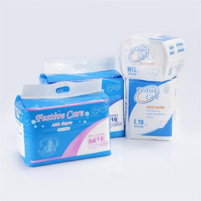 China High Quality Magic Tape Plain Weave Breathable Adult Diapers From China Factory Supplier for sale