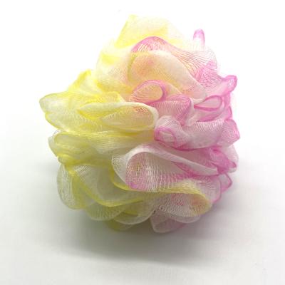 China EXFOLIATE Friendly Sponge Blast Shower Loofah Mesh Bath Ball for sale