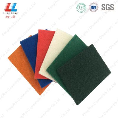 China Sustainable Household Cleaning Sponge Abrasive Scouring Pad for sale