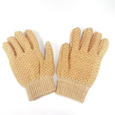 China EXFOLIATE High Quality Dead Skin Care Body Scrubber Dead Skin Remover Polyester Colorful Bath Glove For Exfoliating for sale