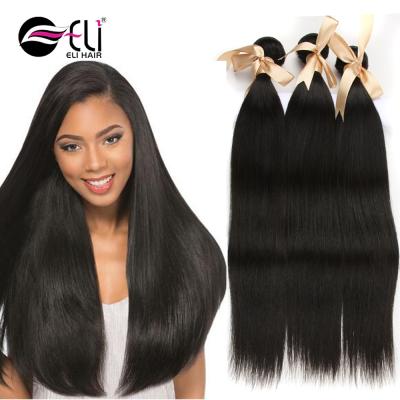 China 9A Grade Silky Straight Wave Cuticle Aligned Unprocessed 100% Virgin Human Hair Brazilian Hair Bundles for sale