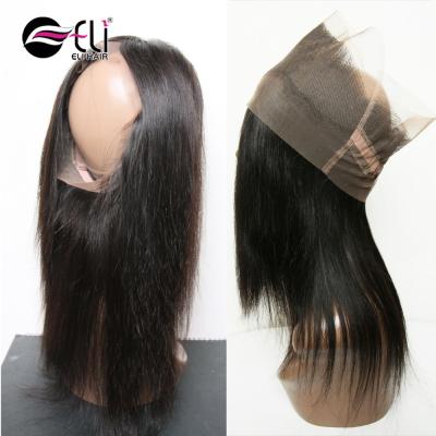 China Silky Straight Wave Wig 360 Lace Adjustable Headband Pre-Plucked 360 Full Lace Wigs Wet And Wavy Lace Closure for sale