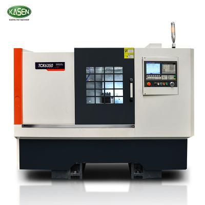 China Inquiry Us China Made Metal High Precision Slant Bed CNC Lathe TCK6340S for sale