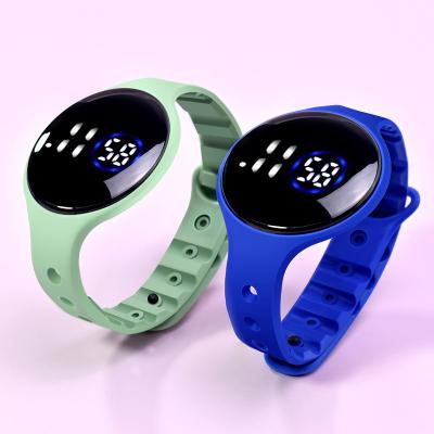 China Ultrathin Round Children's Sports Electronic Watch Latest LED Touch Screen Day/Date Watch Student Fashion Electronic Watch for sale