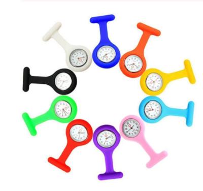 China Wholesale price day/date printing logo silicone nurse social worker fashion medical pocket watch for sale