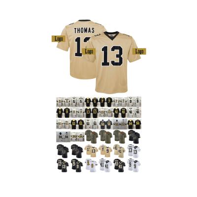 China TANK TOP New Orleans Saint Breathable Gold 09 Drawn Bee 13 Michael Thomas 41 Kamara Tank Top for sale