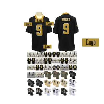 China New orleans saint 41 alvin breathable kamara 09 drew bree 07 taysom hill 05 usa football fans game tank top for sale