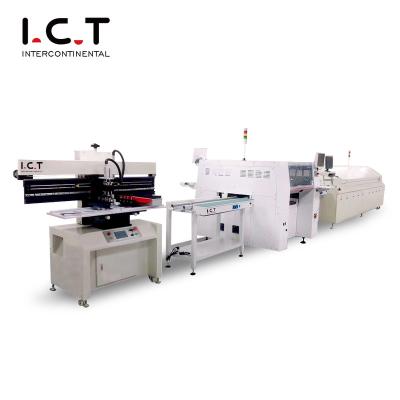 China Factory ICT TV Assembly Line Semi-automatic PCB Assembling Line Equipment SMT Printing Machine For LCD TV Laptop for sale