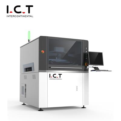 China Good quality PCB ICT-4034 solder paste printer fully automatic SMT printer full-automatic smt solder paste printer 600 x 350 mm for sale