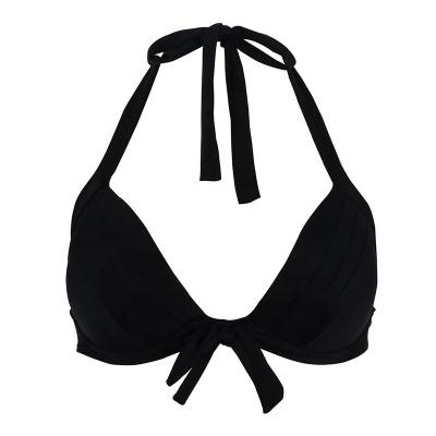 China Breathable Solid Color Push Up Sexy Bikini Women Swimwear Top Without Underwire 18612 for sale