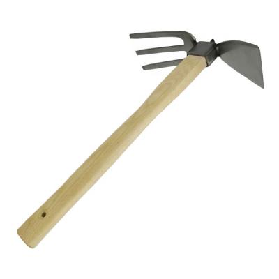 China High Quality AGRICULTURE GARDEN DIGGING Both Sides Hand Agriculture Hoe and Fork for sale