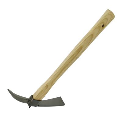 China Two Way Hoe and Picks 2 In 1 Low Price High Quality Two Way Forged Single Hand Cultivating Pick Hoe for sale