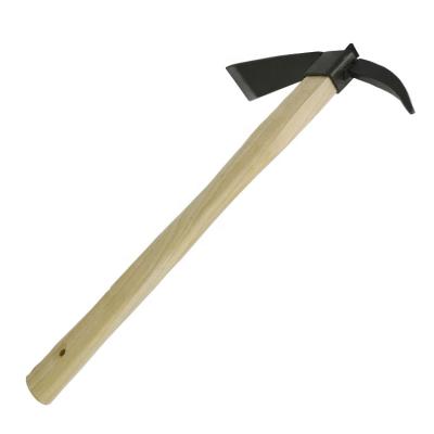 China AGRICULTURE GARDEN DIGGING 2 in 1 Garden Tools with Wood Handle Two Way Pickaxe Shovel Hoe for sale