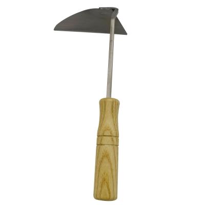 China Unrated Wooden Garden Tools Handle Grass Weeding Sickle Blade for sale