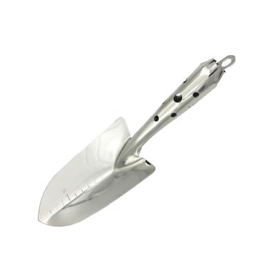 China Heavy Duty Polished Mini Garden Shovel Stainless Steel Bend Proof Garden Trowel for sale