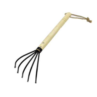 China Garden Rake 5 Teeth Plant Claw Cultivator Rake Weeder Garden Tools for sale