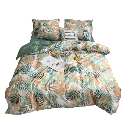 China Eco-Friendly Embroidered 100% Soft Cotton Bedding Set Wedding Bed Sheet Set for sale