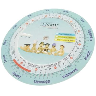 China Factory Supply OEM Wheel Chart Calculator Measurement, Pregnancy Hub, Calculator For Pregnancy for sale