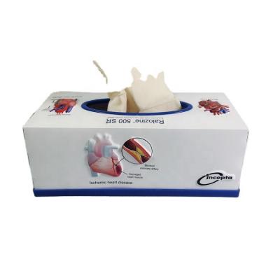 China 3D Embossed Customized Tissue Box With Logo Simple Design Colorful Plastic Tissue Box for sale