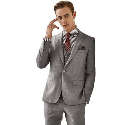 China 2022 new Anti-wrinkle men's suit and blazer vest best business man custom made men's suit for sale