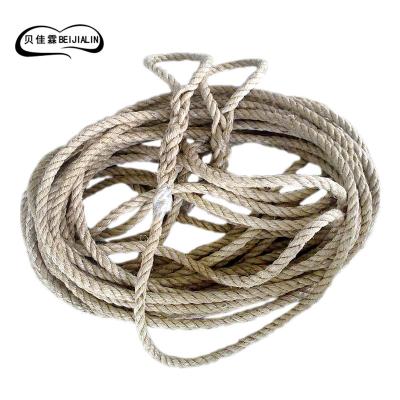 China Mechanical Draw Rope Conflict Rope Sisal Packing White Brown Rope for sale