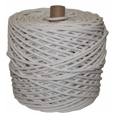 China Wholesale Price Outdoor Application Wide Range 3/4 Strand 100% Natural 100% Cotton Cotton Rope for sale