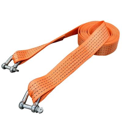 China Heavy Duty Traction Rope Free Sample Traffic Tool Pull Rope Car Towing Rope With Hook for sale