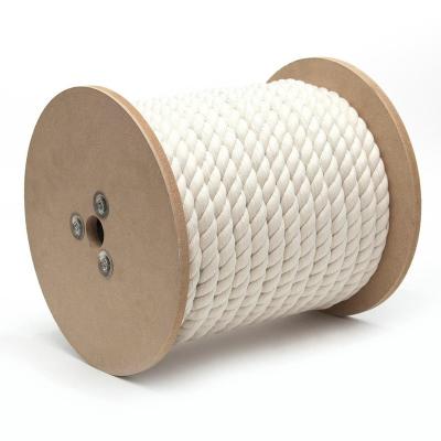 China Excellent Packaging Price And High Quality Multicolor Twisted Nylon / Cotton Paper Bag Handle Rope for sale