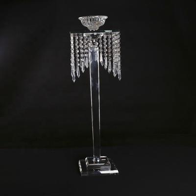 China Weddings hot sale! Crystal Glass Beads Tall Wedding Dangling Flower Stands (BS-CH033) for sale