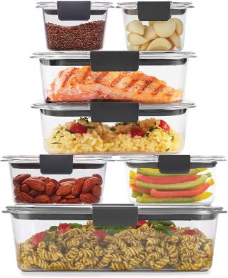 China Fresh Freshness Storage Plastic Food Grade BPA Free Refrigerator Food Keep Food Storage Container for sale