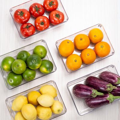 China Viable transparent kitchen refrigerator storage box fruit storage box for beer snack for sale