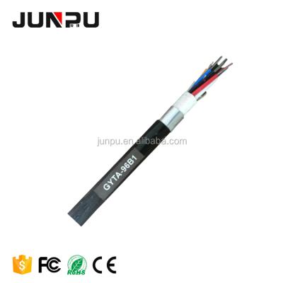 China Aerial Outdoor G657a1 Fiber Optic Cable With Aluminum Tape Armored Corning for sale