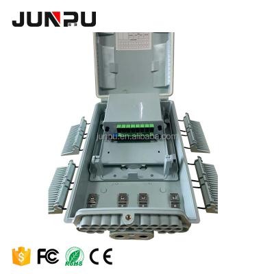 China FTTH FTTB FTTX Fiber Optic Fiber Optic Splitter Box FTTH Network Wall Box Steel Distribution Box ftth Fiber Optic Splitter for sale