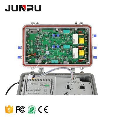 China Outdoor HFC Junpu 4 Ports CATV Hfc Optical Node Outdoor Optical Receiver With Two Way Return for sale