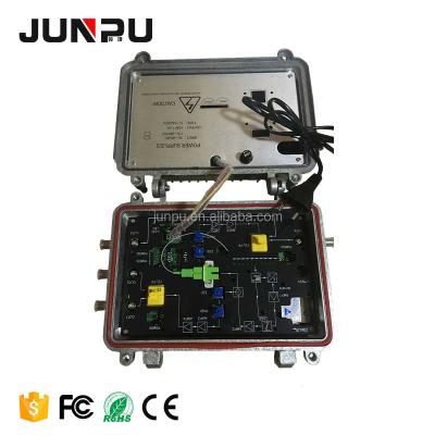 China OEM HFC Junpu HFC Optical Node Outdoor Cable TV Optical Catv Receiver with 4 Output for sale