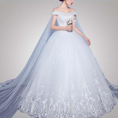 China 2021 New Products XMN Lace Wedding Dress Moroccan Muslim Wedding Dresses Anti-static Traditional Style With Shawl for sale