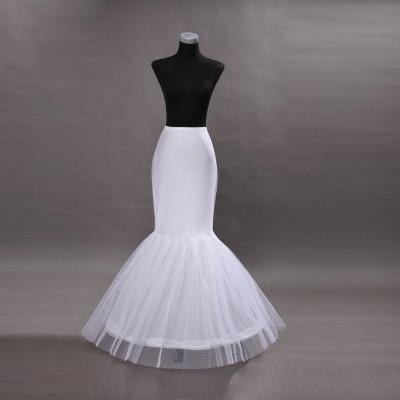 China Simple Wholesale Wedding Accessories One Layer 300cm Width Long Mermaid Wedding Dresses Petticoat 150cm for sale