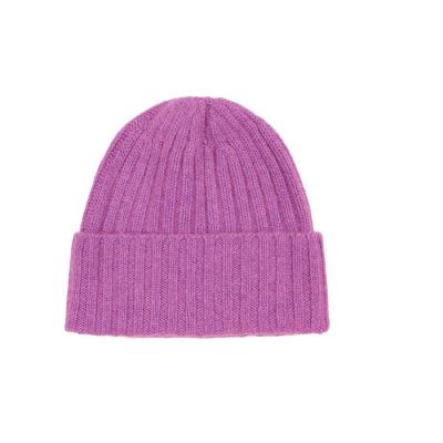 China breathable & Rib Waterproof Women Knitted Cashmere Hat for sale