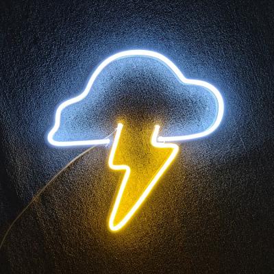 China Hot Sale Bedroom Buildings Small Led Neon Sign Light Custom Cloud For Living Room Decoration for sale