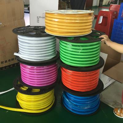 China Indoor/Wedding/Party/Hotel Drop Shipping 6mm 12V The Future Is Flexible Custom RGB Led Flex Neon Strip for sale