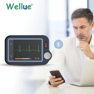 China Lead I Viatom Pulsebit Lead Me Lead Chest II Lead Electrodos Ecg Ppg Mini Holter Recorder Ekg Portable Electrocardiograph Sensors for sale