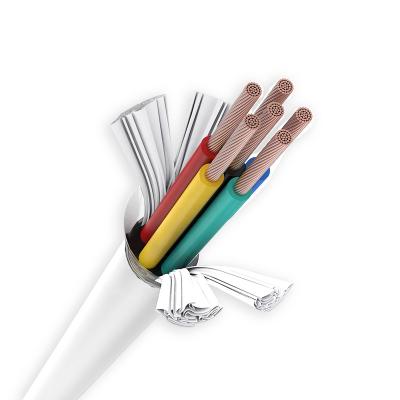 China Power Factory Outlet Soft Sheathed Indoor Cable Standard Muti-Core PVC Insulated Sheath Cable Rvv Cable for sale