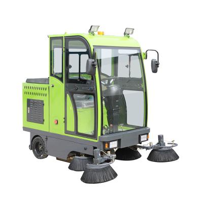 China Building Material Shops High End Technology Manufacturing Rubber Tires Electric Road Sweeper New Solid Electric Sweeper Vehicles for sale