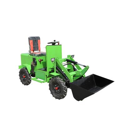 China Building Material Shops High Performance Hydraulic Thrust Loader 1800w Electric Brushless Motor Front End Loader for sale