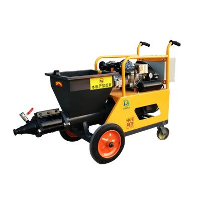 China Plaster Construction Mortar Plaster Pump Machine Small Cement Mortar Spray Mobile Spray Pump for sale