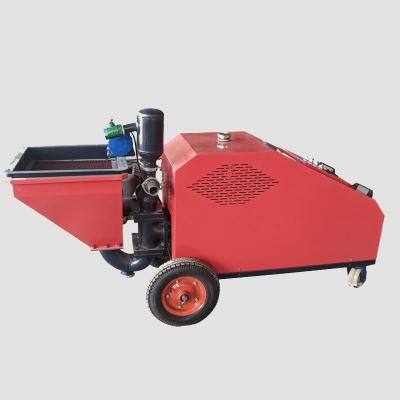 China Building mortar spraying hot sale double cylinder plunger plastering machine wall putty spraying plastering machine for sale