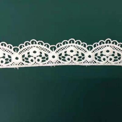 China Sustainable Bridal Lace Off White Chic Lace Trim For Clothing Lace for sale