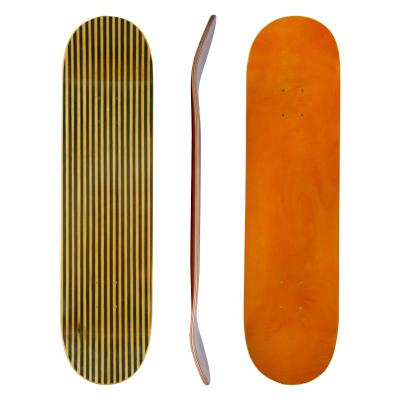 China Wholesale Fate UK Hard Rock Maple Blank Carbon Fiber Skateboard Adult Deck for sale