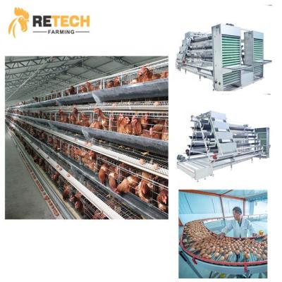 China Hot Dipped Galvanized Farms Good Price 4 Tiers Chicken Layer Cage Poultry Equipment for sale